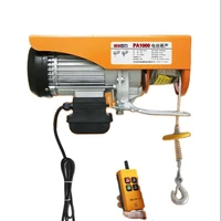 hot sale 220v pa500 1000kg 12 20m electric hoist small crane electric winch support wireless remote control