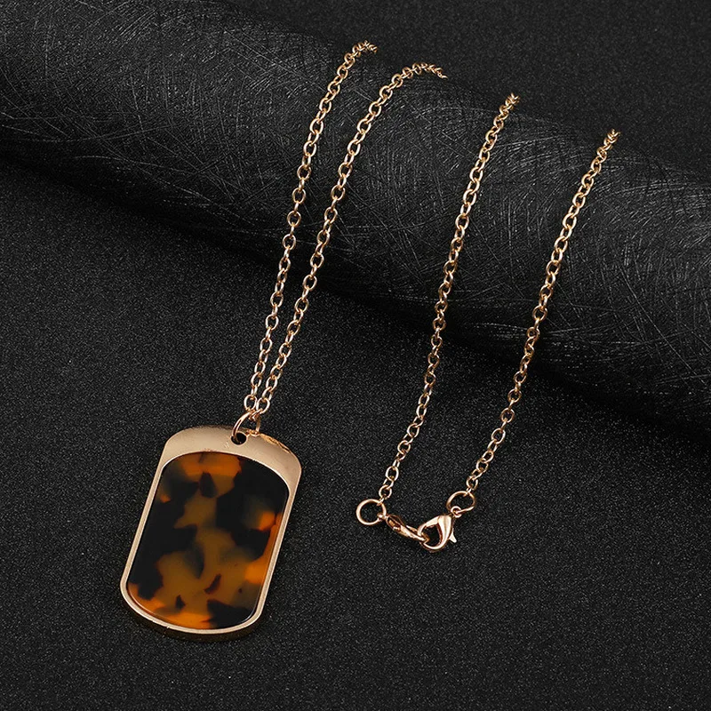 Акриловые подвески ожерелья для женщин и девушек Модные Изящные Ювелирные