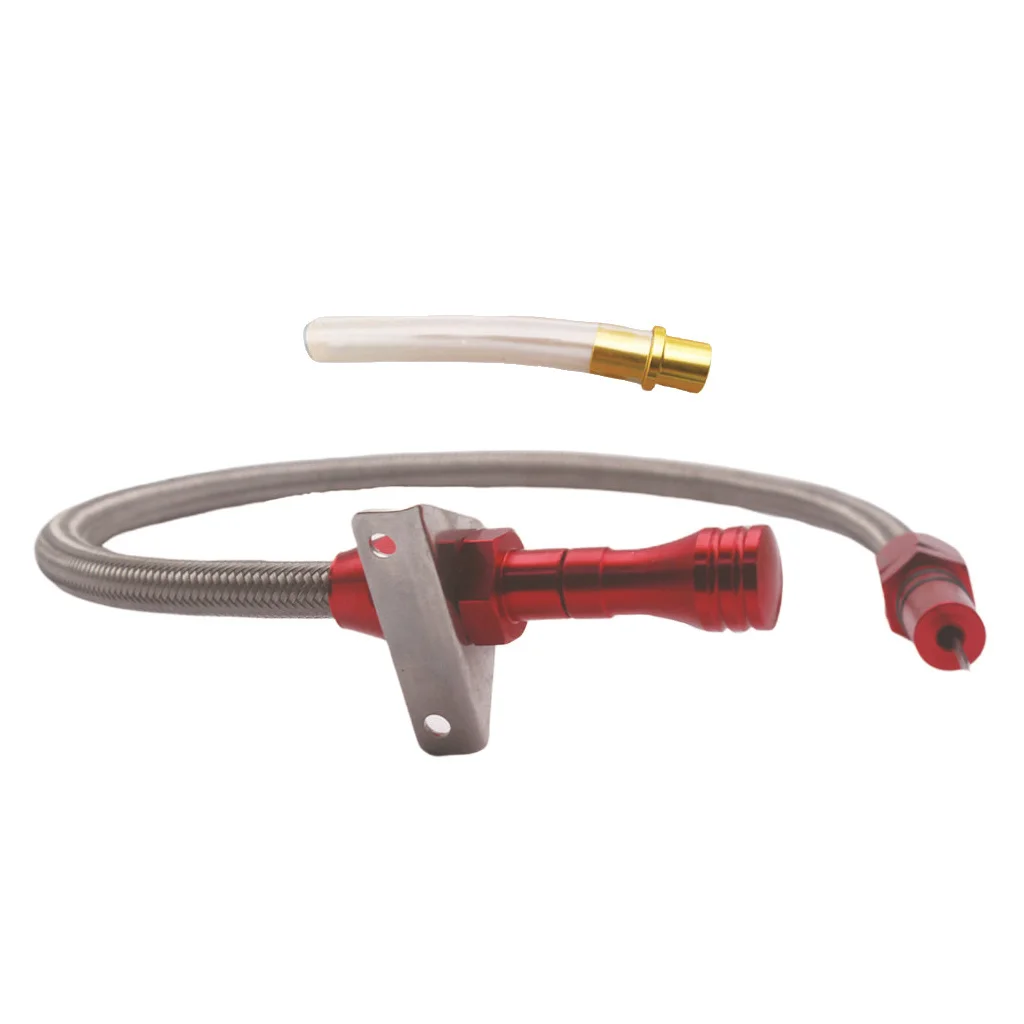 

Flexible Transmission Dipstick for Chevy for GM TH350 Durable w/ Clear Tube Red