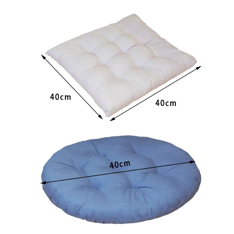 

Brushed Chair Cushion Round Square Students Office Seat Pad Machine Washable Dining Decor Buttocks Cushion Tatami Mat Home Decor