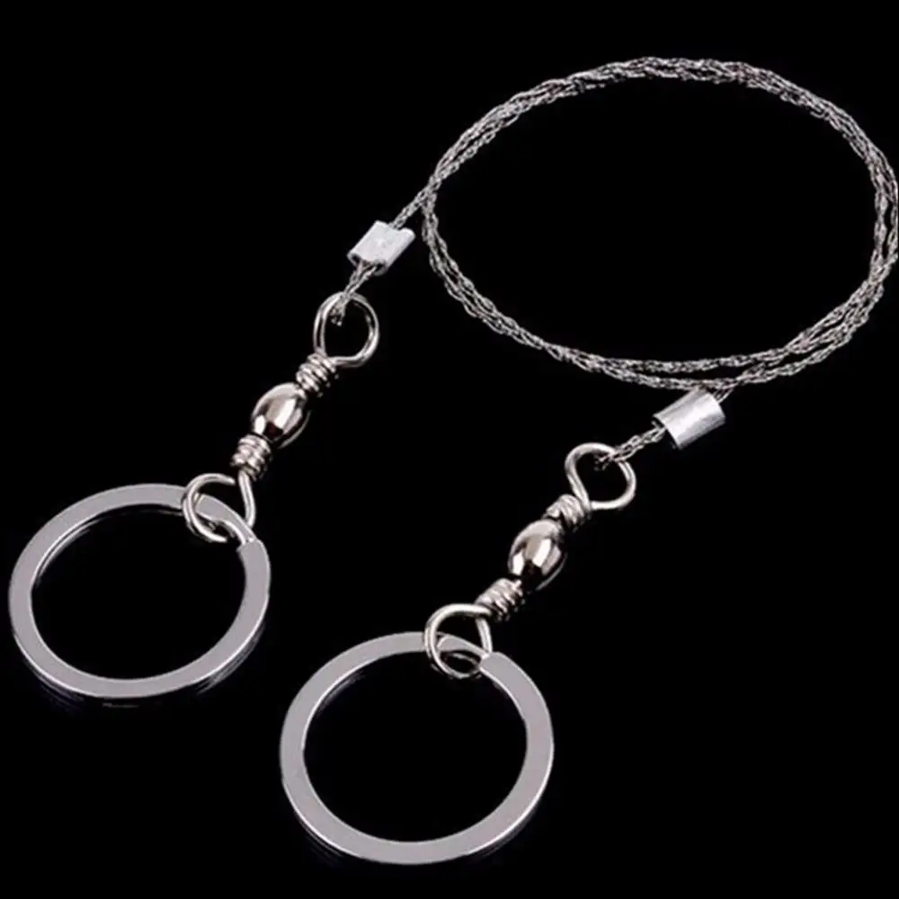 Camping Hiking Manual Hand Steel Rope Chain Saw Portable Practical Emergency Survival Gear Wire Kits Outdoor Travel Tools | Спорт и