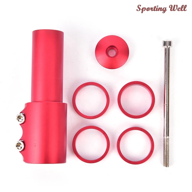 

Bicycle Fork Stem Extender Chic Bike Handlebar Riser Head Up Adapter Aluminium