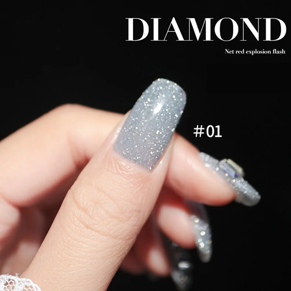 10 мл гель для ногтей с блестками снимает Гель лак искусство украшения С