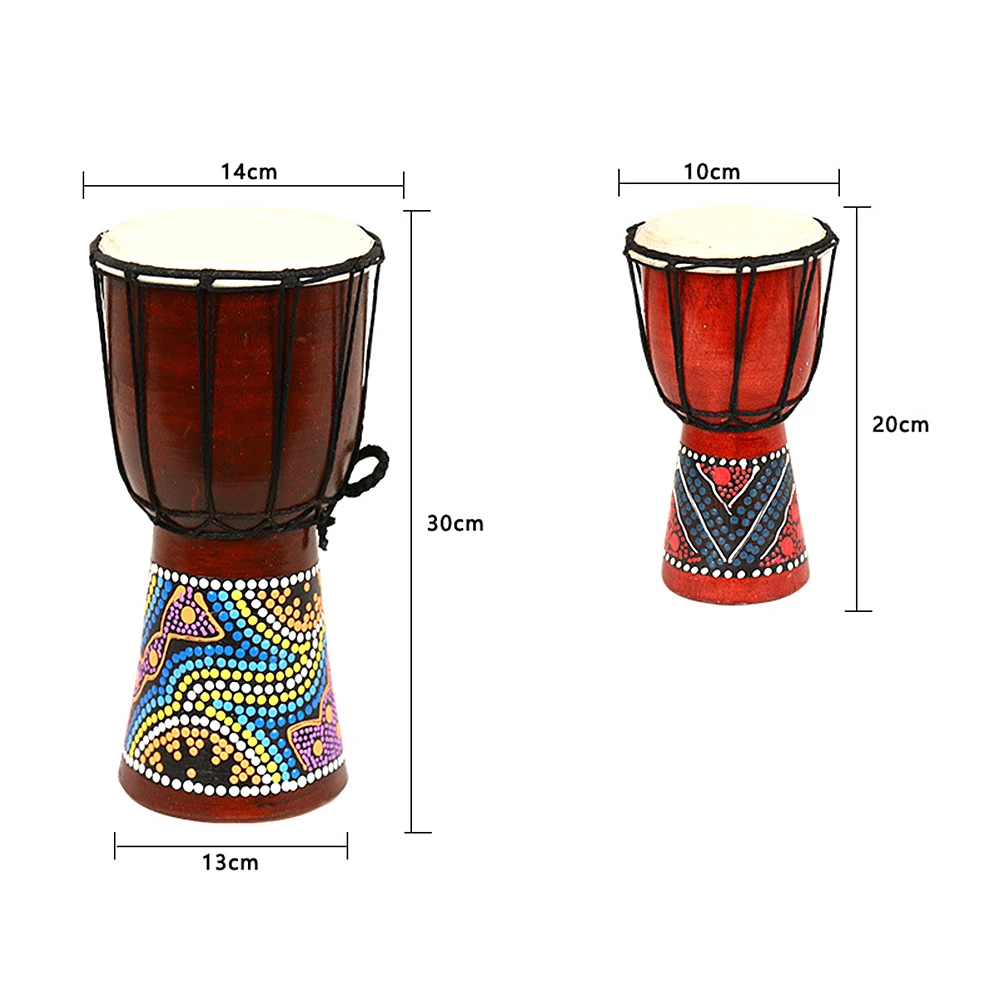 Профессиональный Африканский Djembe барабан деревянный козья кожа хороший звук традиционный музыкальный инструмент делает отличный звук 4 дюймов 6 дюймов
