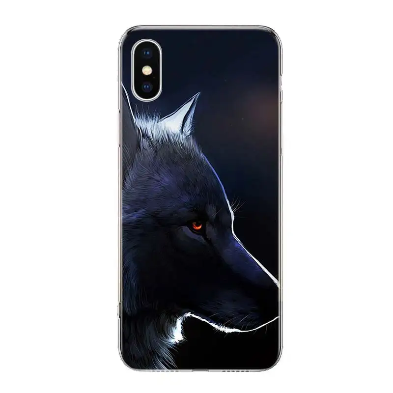 Чехол для Iphone 11 12 13 Pro Max 6 X 8 6S 7 Plus XS + XR 5S SE с изображением волка | Мобильные телефоны