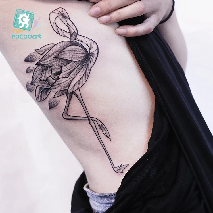 Rocooart Wholesale 10PCS Temporary Tattoo Sticker Robotic Arm and English Letter Design Waterproof Men Body Art Tatoo