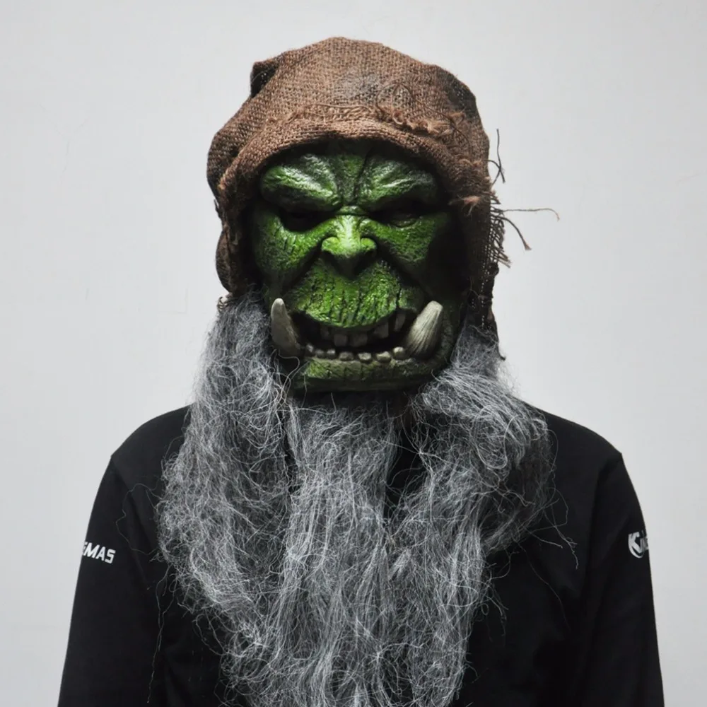 Маска на Хэллоуин world of orc маска гулдана маска на Хэллоуин качественная силиконовая маска для ролевых игр маска для взрослых маска ужаса