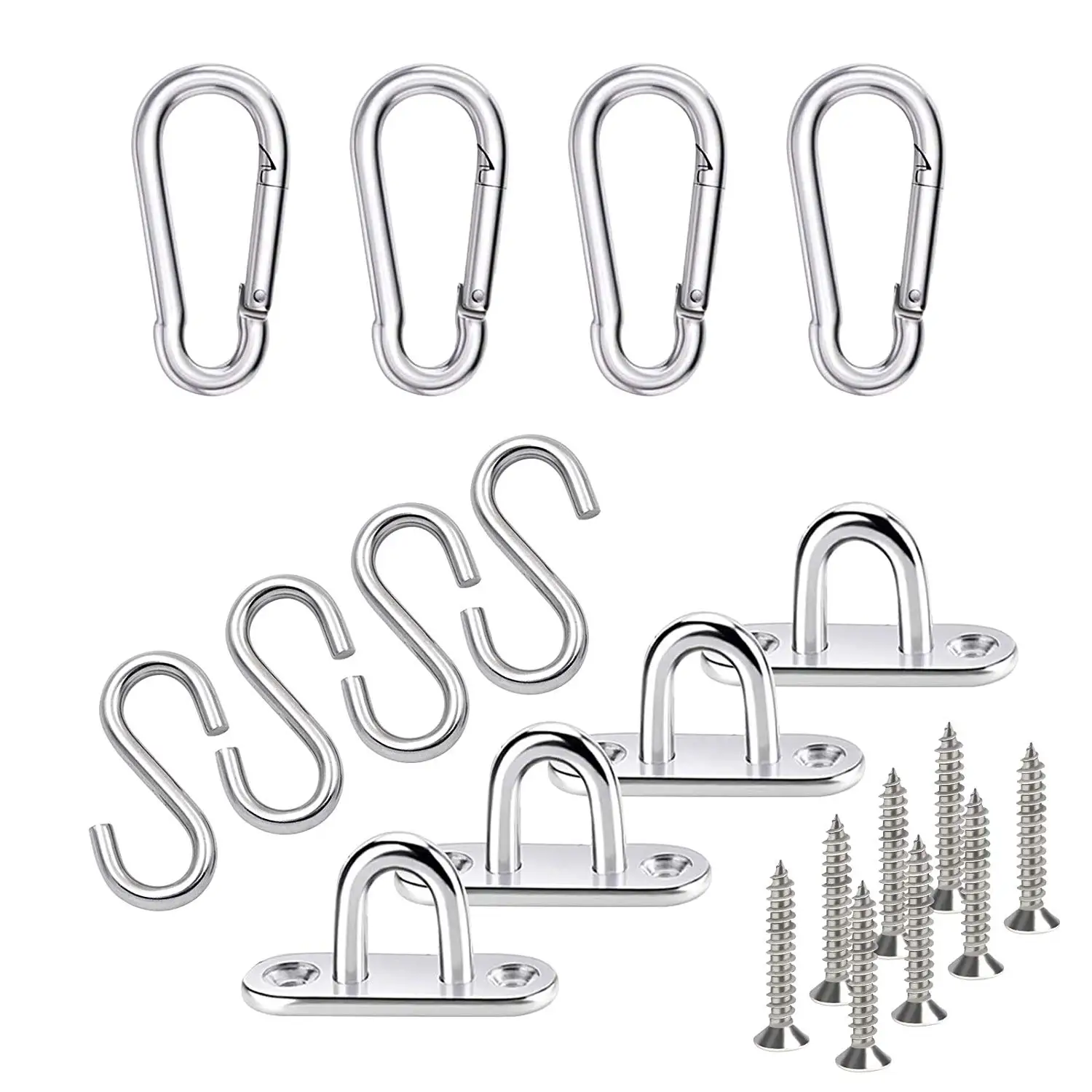 METABLE 4 шт из нержавеющей стали пластины с проушиной продолговатой колодки зажим