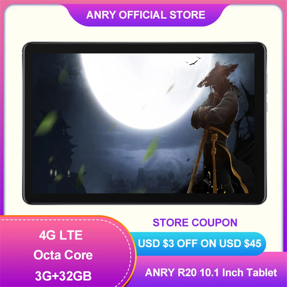 Анри новый оригинальный Android 8 1 10 дюймов планшетный ПК Octa Core 2 Гб + 32 ГБ 4G с функцией