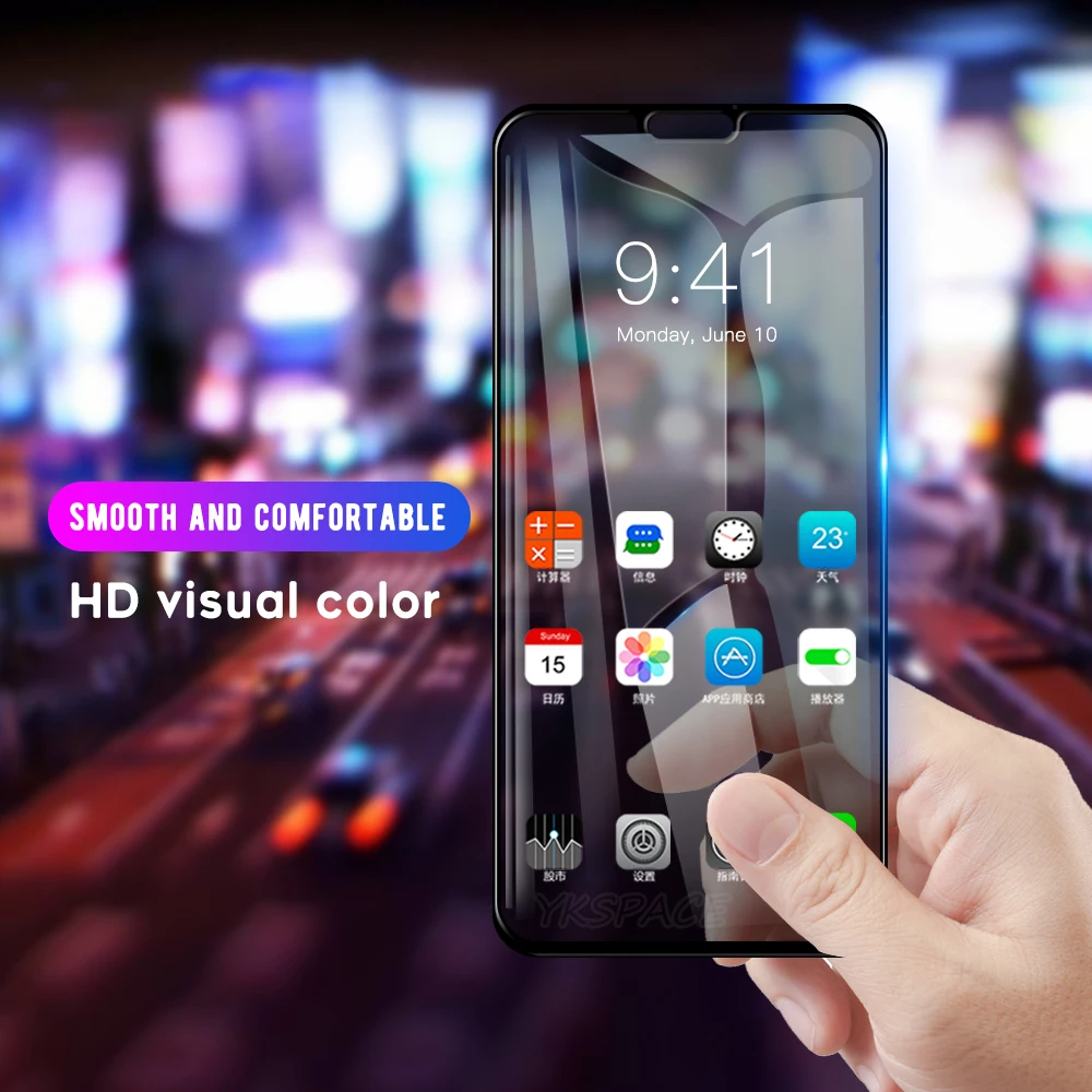 Полная защита экрана для Huawei Y7 Pro Y9 Prime 2018 2019 Y7pro антишпионская Антибликовая пленка