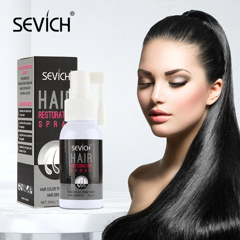 

Sevich Polygonum Multiflorum Hair Spray Ginger Black Hair Loss Treatment Hair Restoration Spray Essence Repair Hair Nature Color