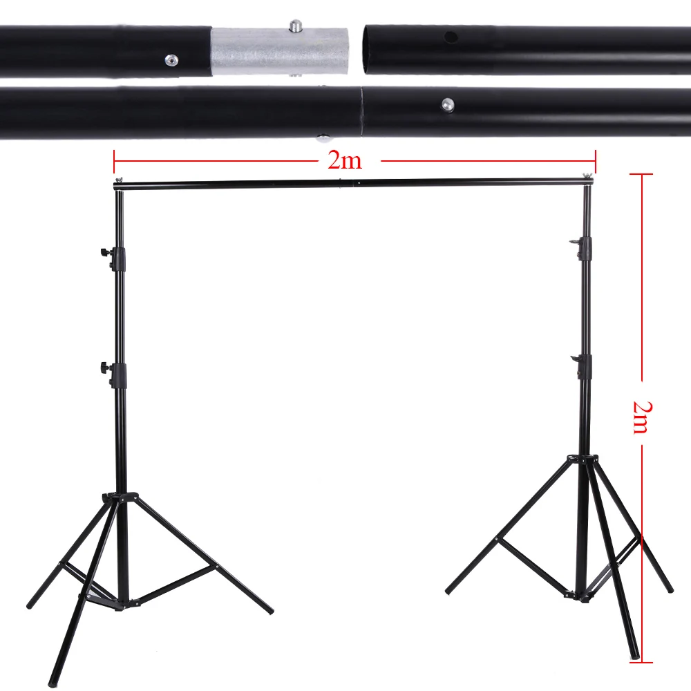 Andoer фото светильник ing комплект с студийный фон для фотографий черный белый цвет