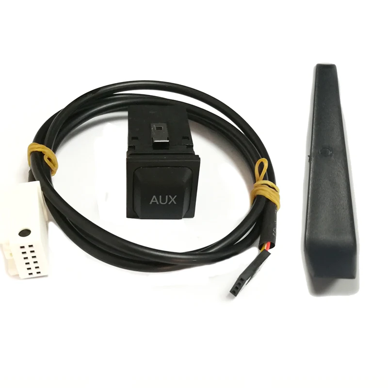 AUX and cable Автомобильный USB AUX переключатель кабельный жгут USB аудио адаптер RCD510 RNS315 для VW Passat B6 B7 Golf 5 MK5 Golf 6 MK6 GTI Jetta 5 MK5 CC - Цвет: AUX and cable