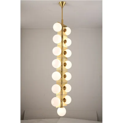 

vintage glass ball lighting brass gold pendant light color cord light lustres lampes suspendues avizeler nordic decoration home