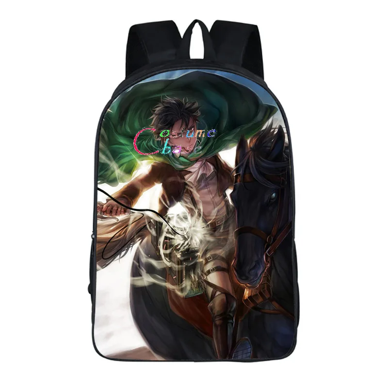 Рюкзак из аниме атака титана школьные дорожные сумки на плечо с принтом для