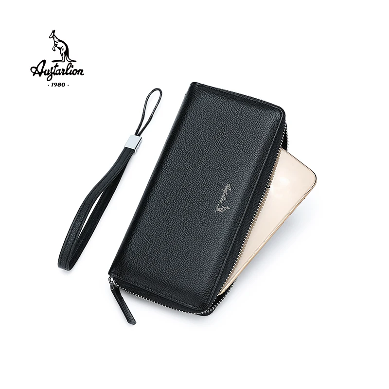 Мужской Роскошный кошелек для мужчин кошельки классический длинный стильный