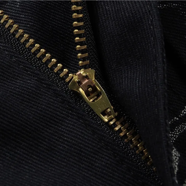 

Spring and summer new Korean new personalized jeans men's slim Leggings jeans men's pencil pants