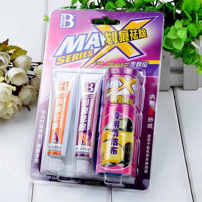 Автомобильные аксессуары для ремонта царапин + восковая пленка поверхности