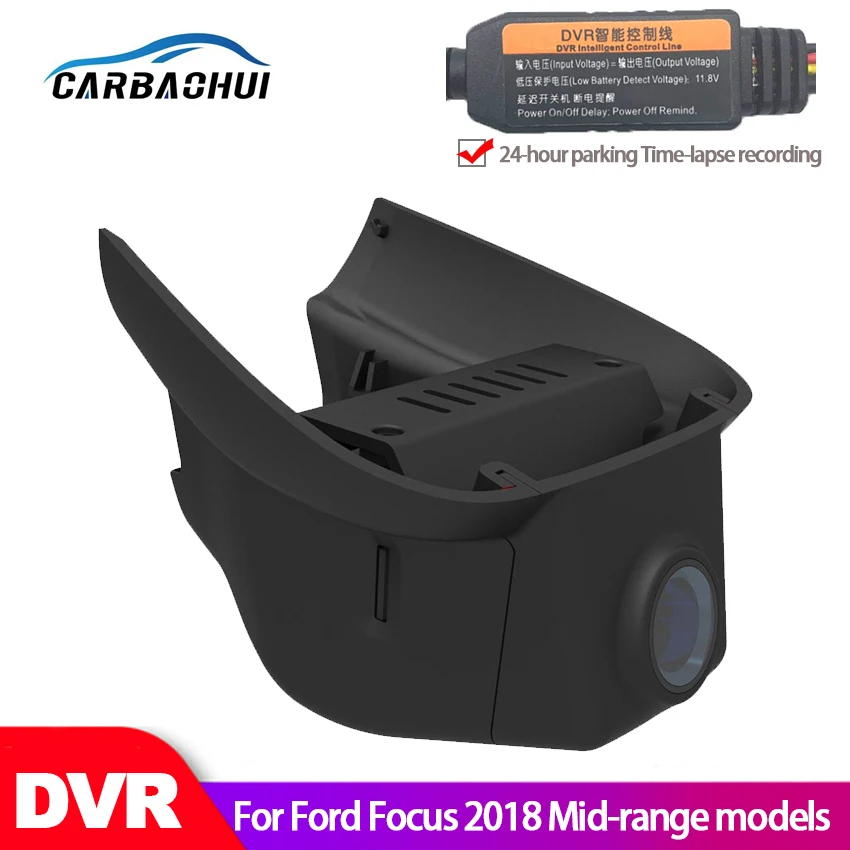 Car DVR Wifi Video Recorder Dash Cam Camera For Ford Focus 2018 Mid-range models Night vision CCD full hd +high quality