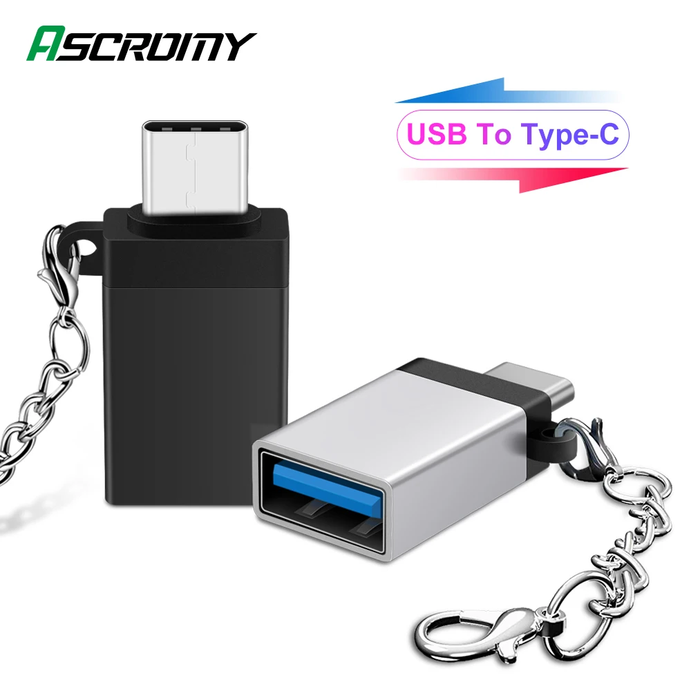 Переходник с Type C на Usb 3 0 конвертер OTG для зарядки и синхронизации Macbook Pro Air Samsung S10 S9