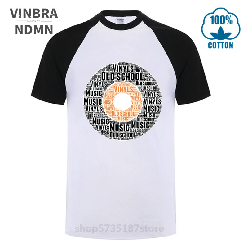 2020 Old School T-Shirt Men Vintage CD Short Sleeve Retro Vinyl Record tshirt Printing Music Tee Shirts Adult Camisetas Hombre