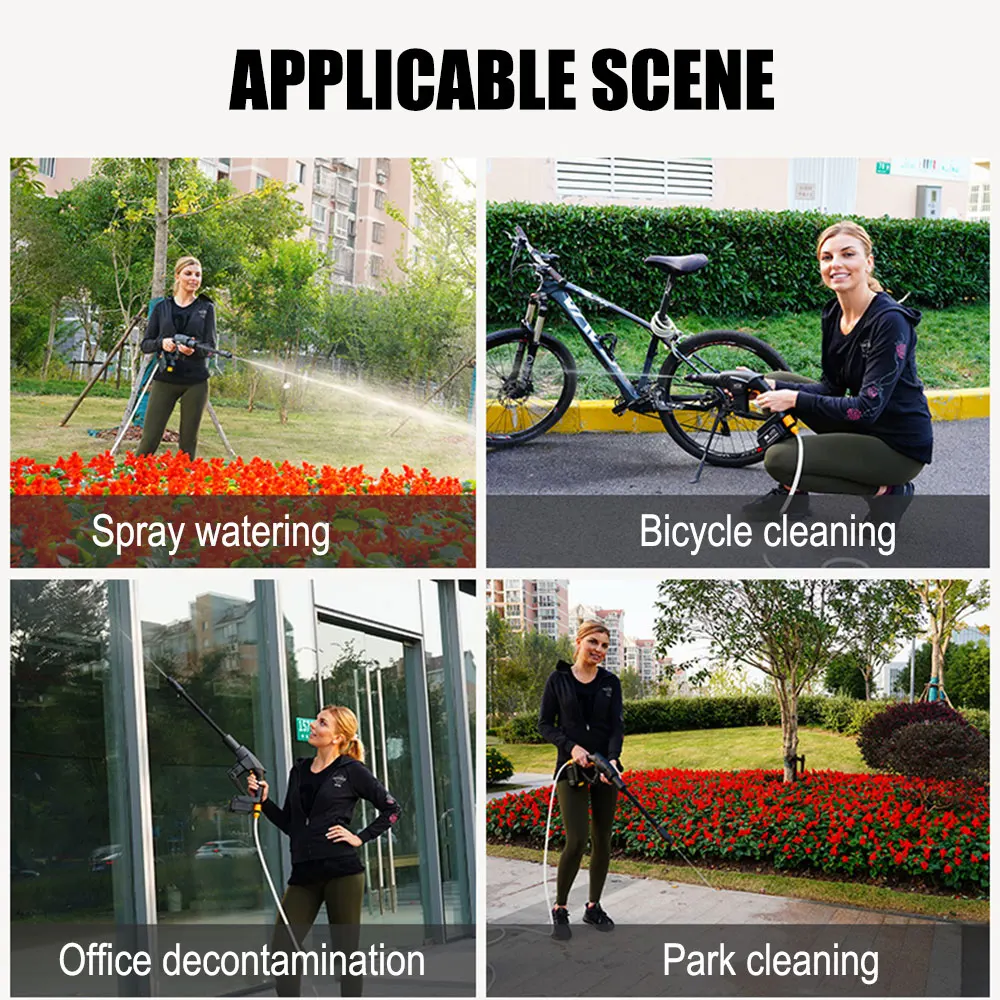 Удобный пенопластовый пистолет для мойки высокого давления 12 В Электрический