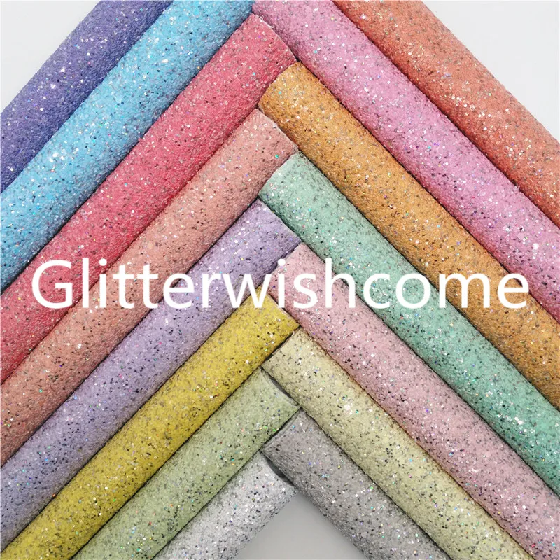 Блестящая Толстая блестящая кожа формата А4 21x29 см винил для бантов