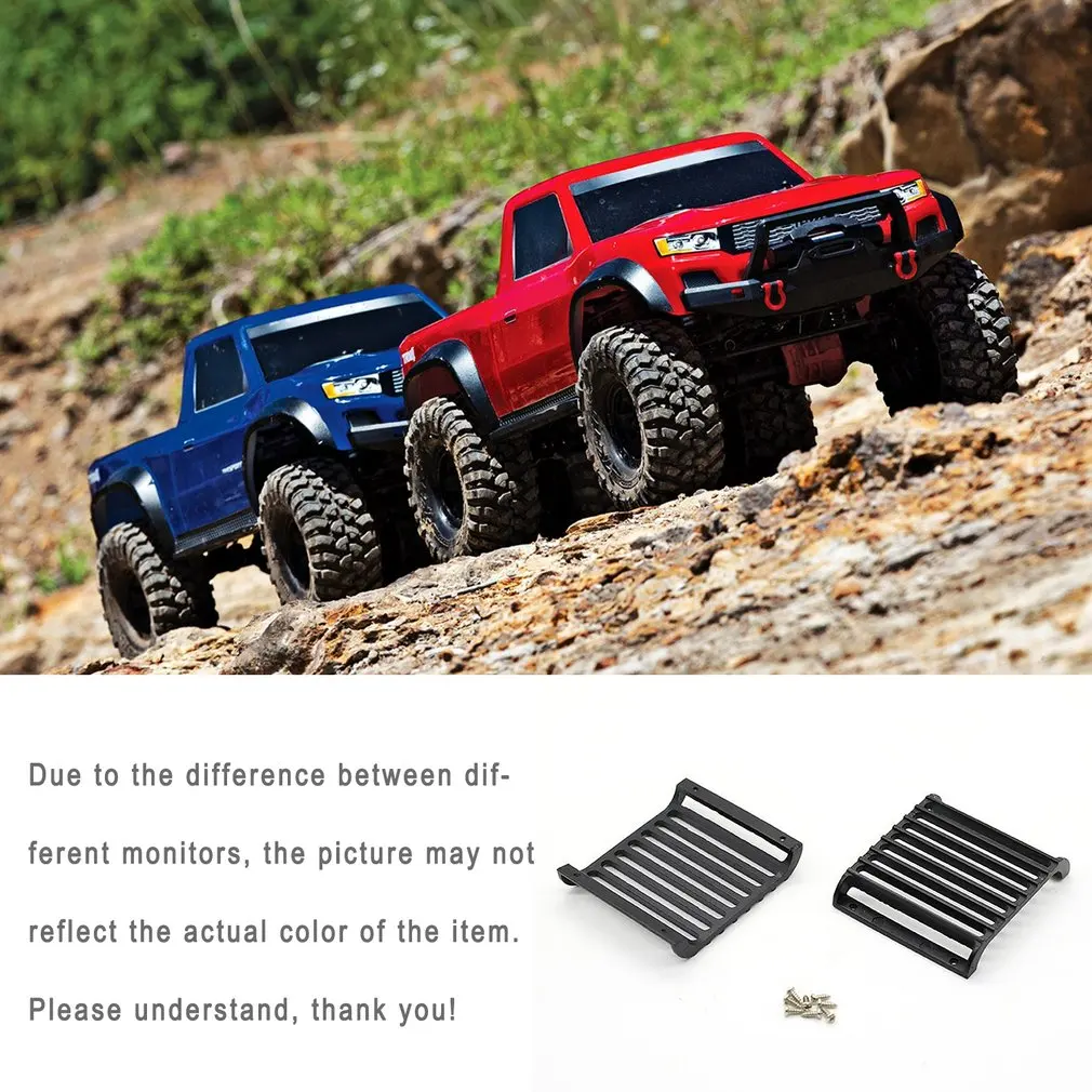 

For Trx-4 Climbing Car Front Metal Headlamp Cover Fence Remote Control Model Fence Upgrade Accessories