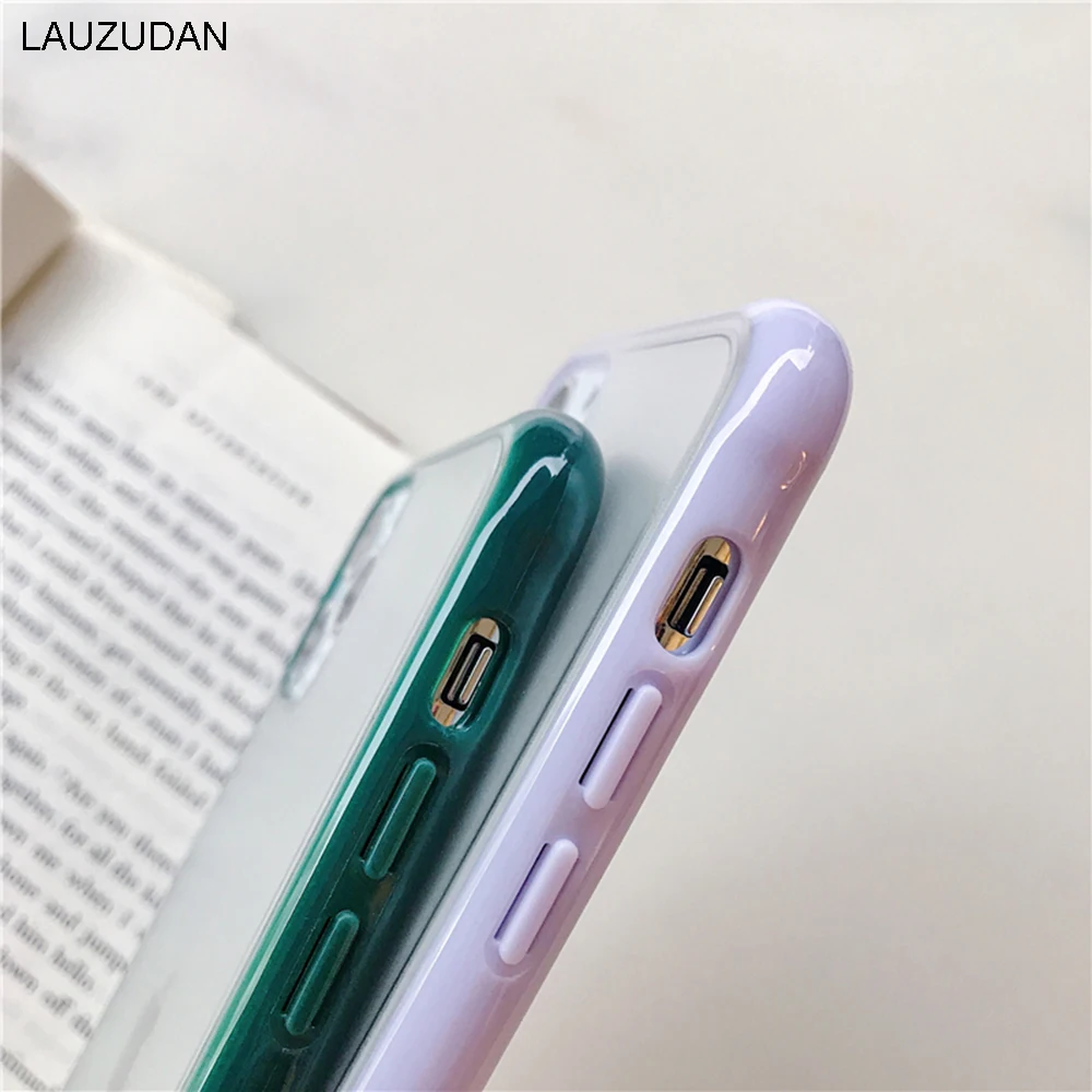 Матовый Бампер для телефона iphone 11 12 Pro XR X XS Max 6S 6 8 7 Plus Mini противоударный мягкий