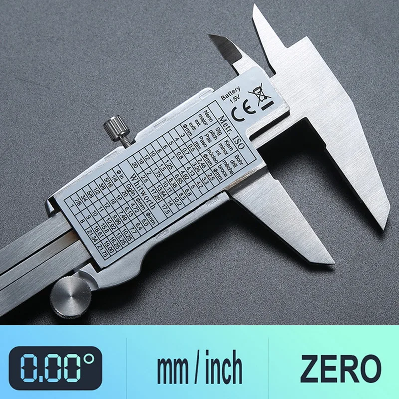 

Digital caliper Stainless Steel Electronic Digital Vernier Calipers 6Inch 0-150mm Metal Micrometer Measuring tool caliper Gauges