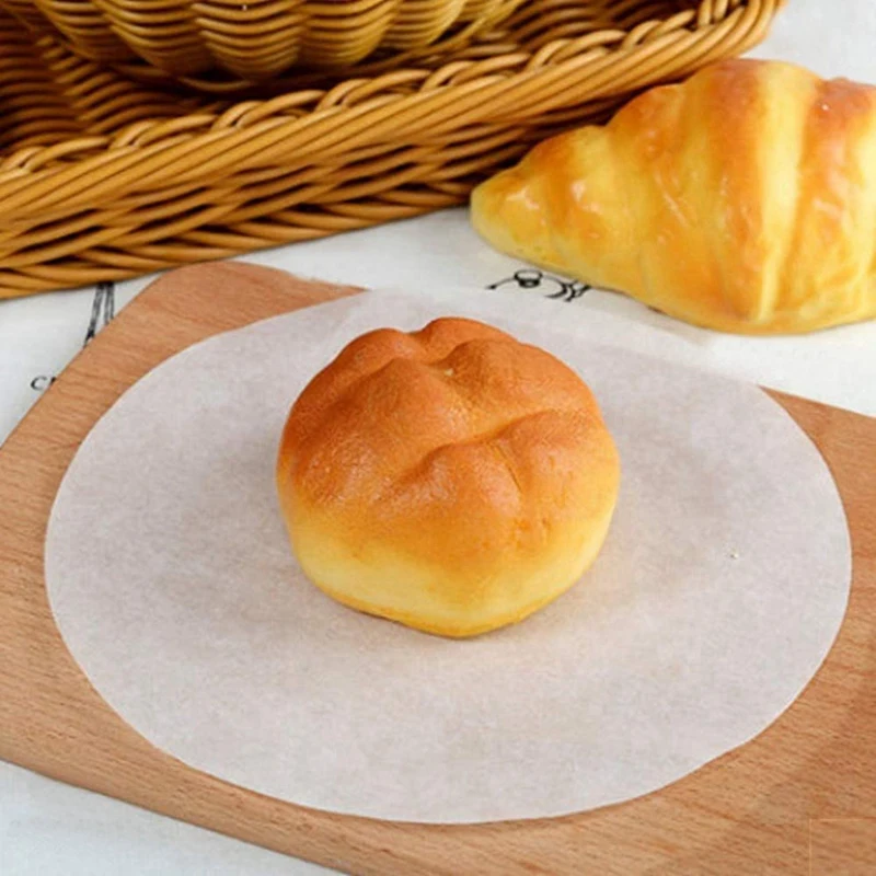 100 Packs Greaseproof Non-Stick Baking Paper with 6 Bread Proofing Basket Cloth | Дом и сад