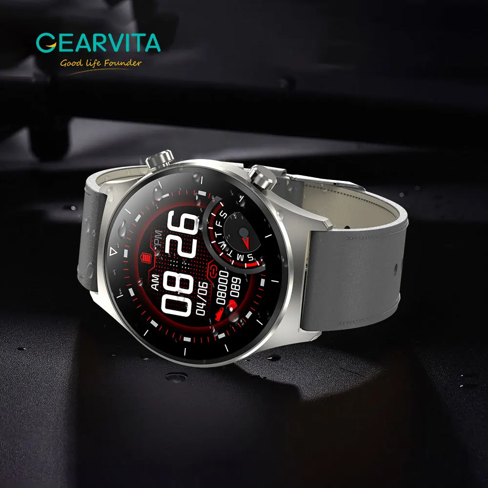 

Gearvita E13 Men Smart Watch IP68 Waterproof DIY Watchface Heart Rate Call Reminder Sleep Monitor Women For Huawei Android IOS