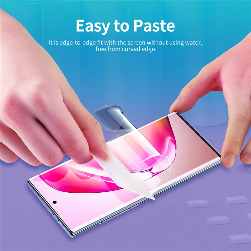 3D изогнутая мягкая Гидрогелевая Защитная пленка для экрана samsung Galaxy Note 10 Plus, 0,18 мм тонкая пленка полного покрытия для Galaxy Note 10