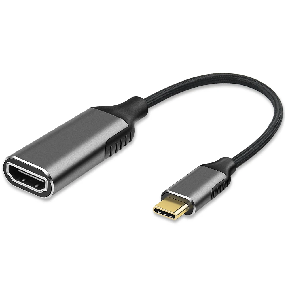 Портативный кабель с разъемами типа C и DP штекер/гнездо 0 2 м/1 8 м 4K @ 60 Гц