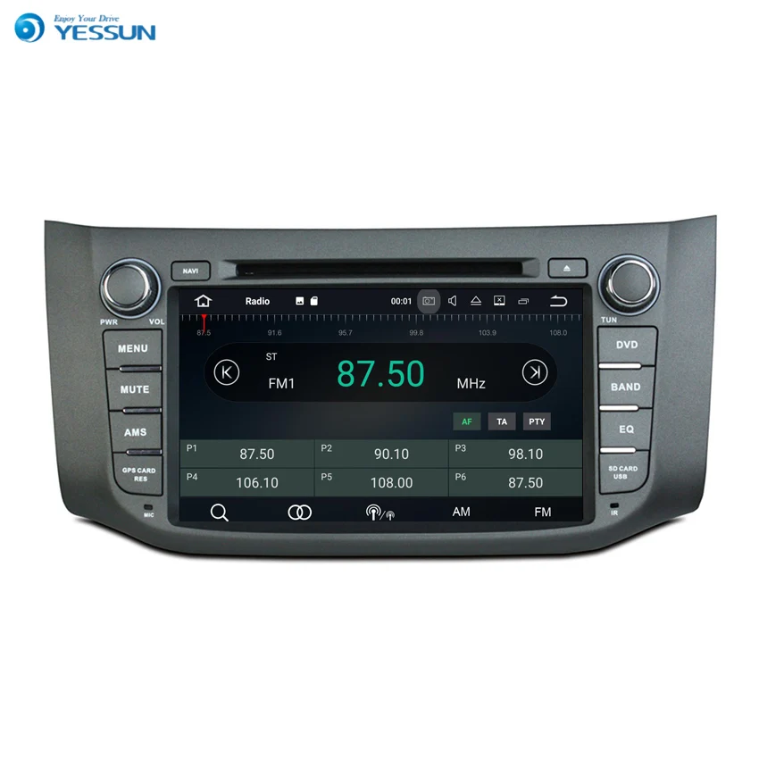 YESSUN Android Radio Car DVD Player For Nissan New Sylphy 2012~2016 Stereo Multimedia GPS Navigation With AM/FM | Автомобили и