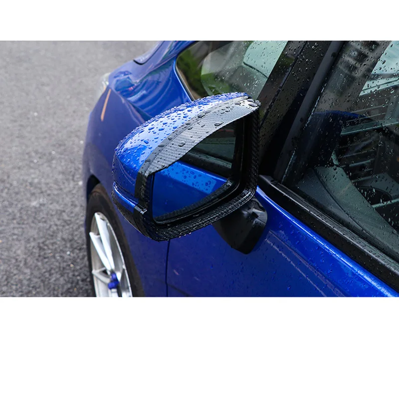 Для Honda Jazz Fit GK5 ABS углеродного волокна Зеркало заднего вида дождевик отделка стайлинга автомобилей Авто Запчасти Стикеры