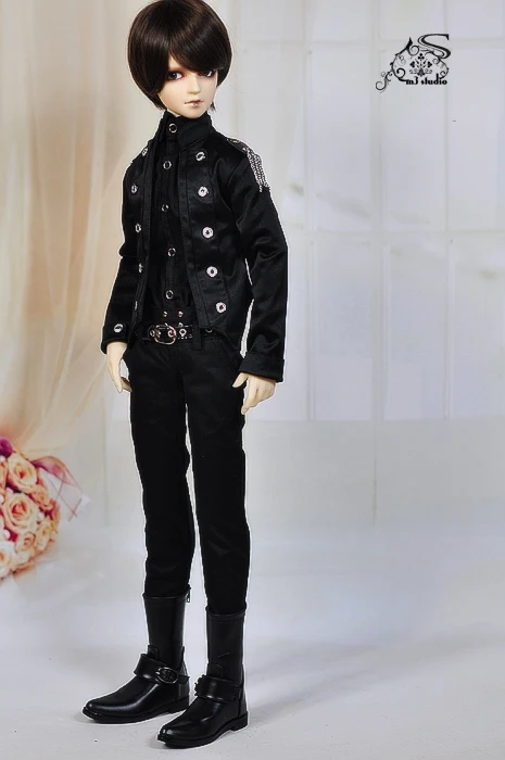 1/4 1/3 BJD кукла панк стиль куртка пальто + брюки комплект одежды аксессуары для BJD/SD