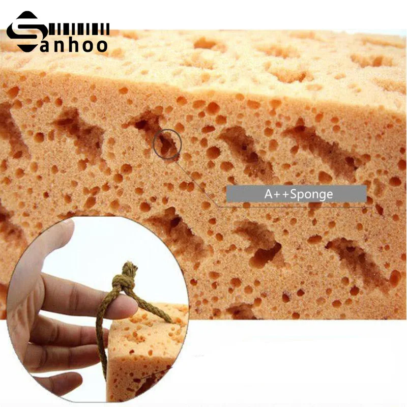 Универсальные губки для мойки автомобилей 17*11*9 см без риска рознипосылка|Губки