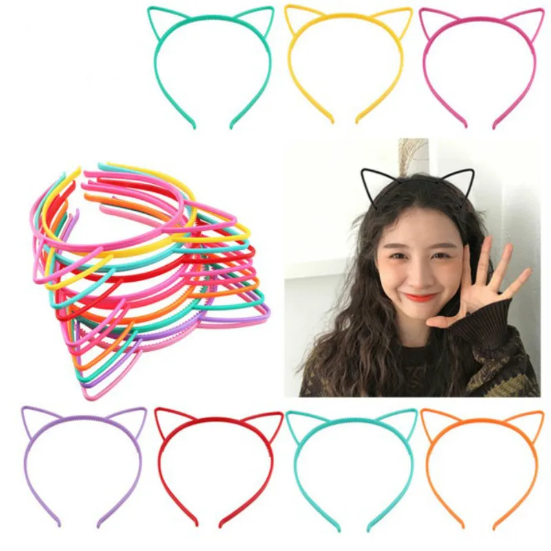 

Cute Cat Ears Headband Baby Girls Headbands Korean Children Princess Kids Hair Accessories Scrunchie Christmas Gift