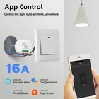 Умный выключатель Zigbee 3,0, 16 А, Модуль Автоматизации бытовой техники, работает с приложением Alexa, Google Home Smart Life