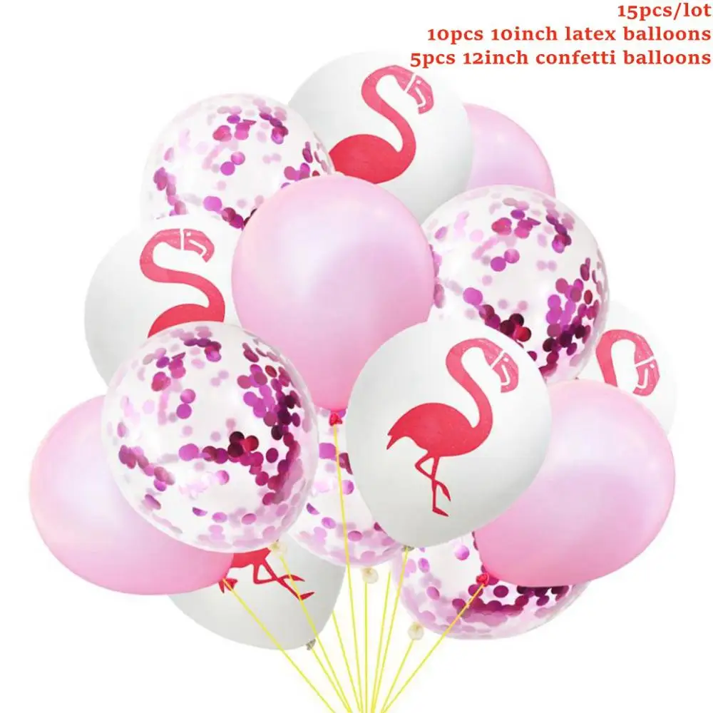 Flamingo Balloons 3 Taoup 1 шт. пластиковые ананас Пальма розовые очки Фламинго летние тропические вечерние принадлежности Гавайские вечерние украшения сувениры для свадьбы - Цвет: Flamingo Balloons 3