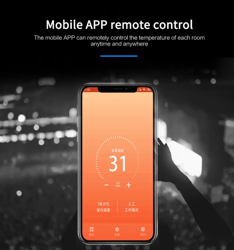 

Smart WiFi Touch Thermostat Temperature Wireless Controller For Water/Electric Floor Heating Water/Gas Boiler Works Google Home