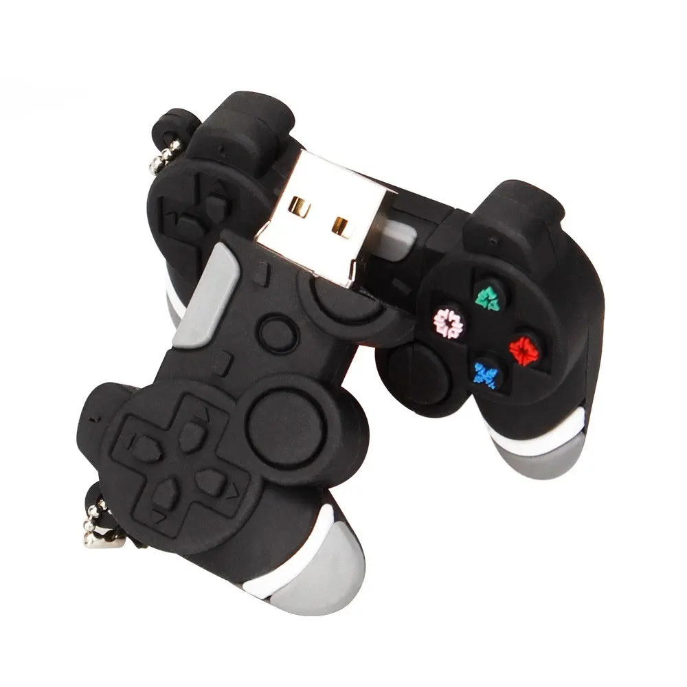 USB флеш-накопитель 128 ГБ мультяшная игровая ручка USB флеш-накопитель pendriver stick 2,0 4 ГБ 8 ГБ 16 ГБ 32 ГБ 64 ГБ игровой контроллер флеш-накопитель праздничный подарок