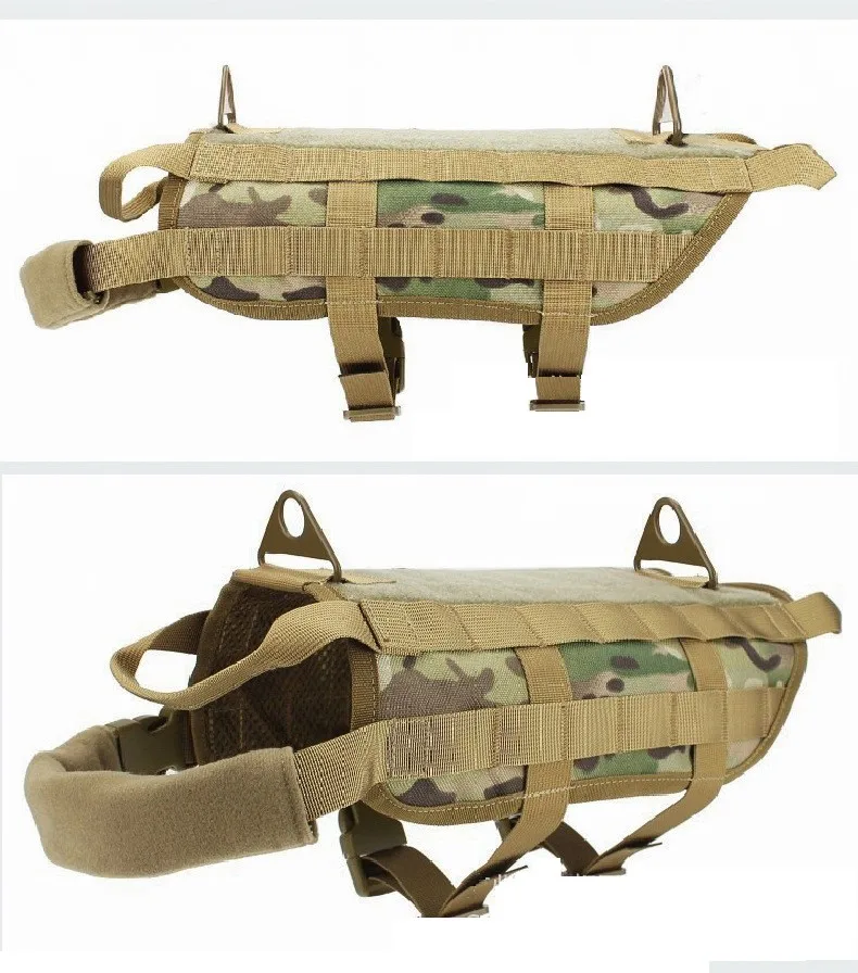 Жилет нейлоновый для собак пеших прогулок охоты тактический военный обучения