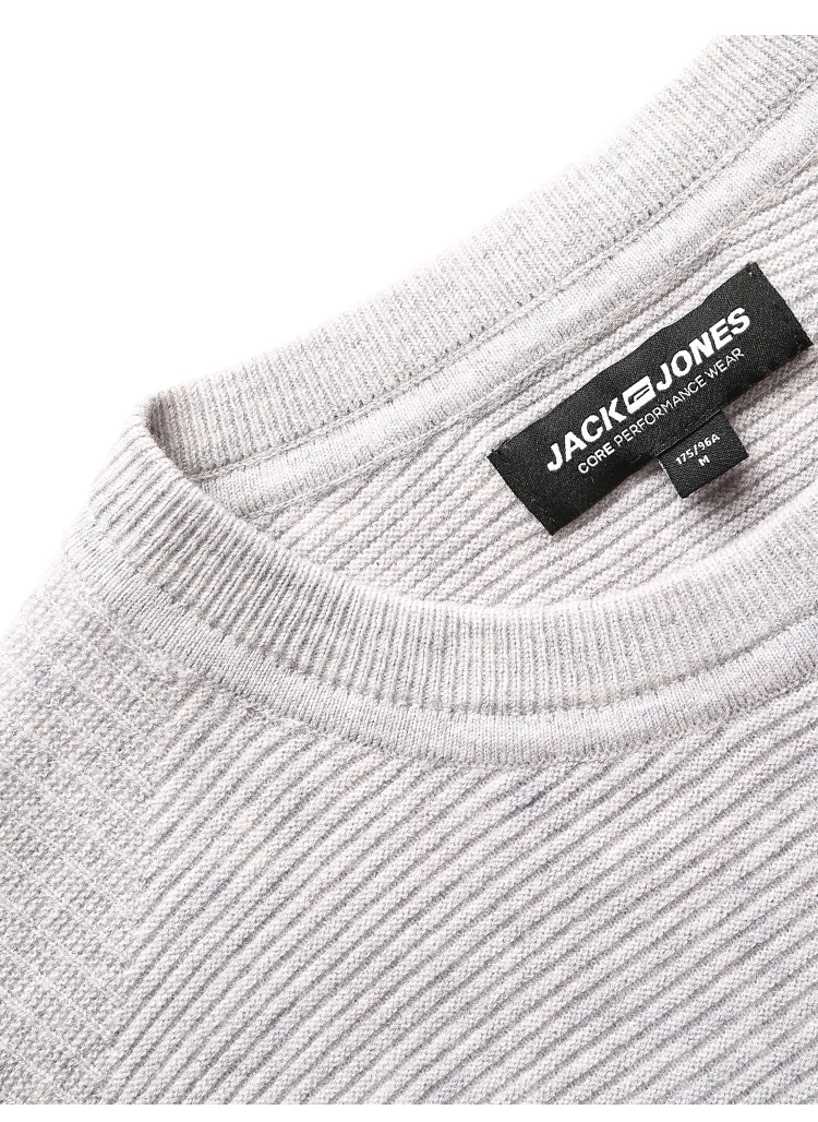 JackJones зимний мужской свитер из шерсти с круглым вырезом 218424515
