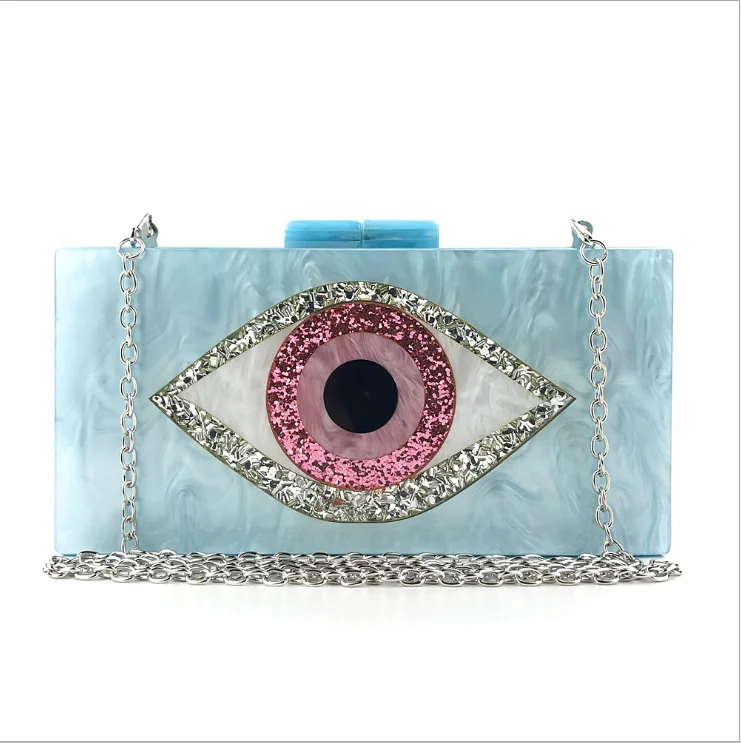 Женская сумка мессенджер брендовая модная Элегантная акриловая вечерняя с