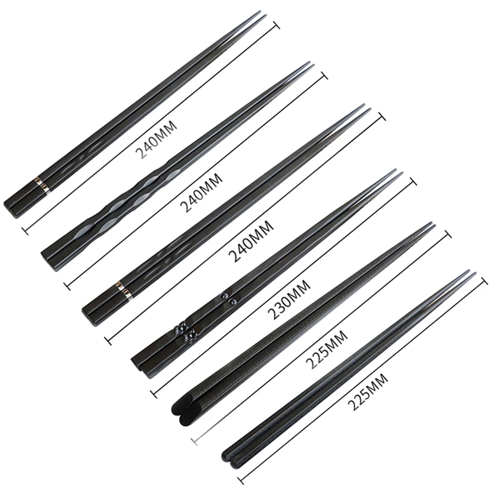 1 пара японские палочки для еды из сплава Нескользящие суши китайские подарочные