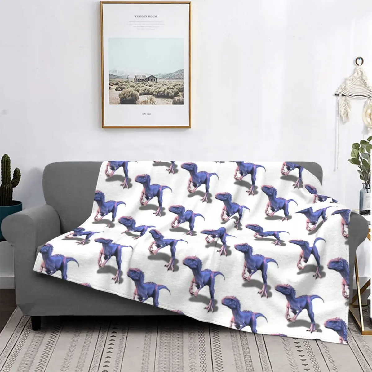 

Indominus-Manta Rex para cama, cubrecamas a cuadros con capucha y fundas