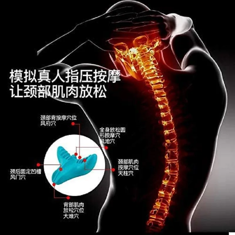 

JAFVN Neck and Shoulder Relaxer, Cervical Traction Device for TMJ Pain Relief and Cervical Spine Alignment, Chiropractic Pillow