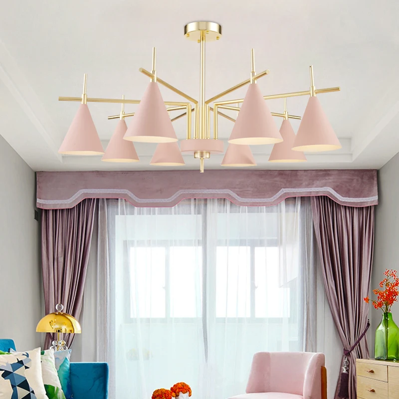 Новые Современные светодиодные люстры для Гостиная Спальня черный белый цвет